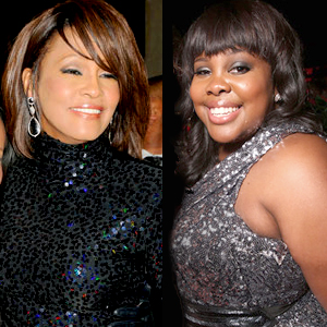 Whitney Houston, Amber Riley Whitney Houston, Amber Riley